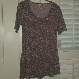 NWT Lularoe Colorful Perfect Tee